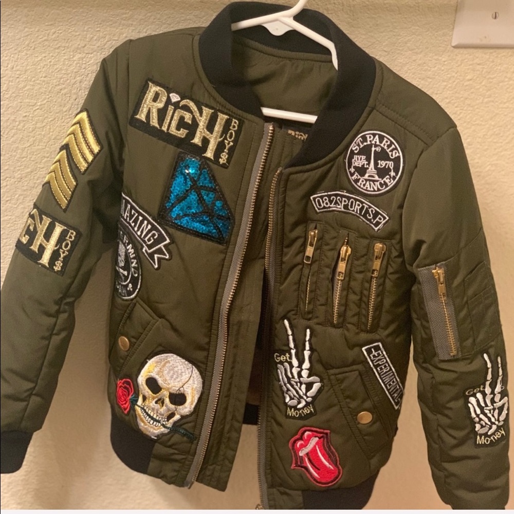 Jacket- Rich Boys Camouflage Jacket